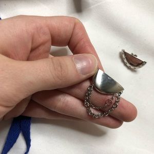 Authentic Louis Vuitton Bionic Earrings w/ Chains